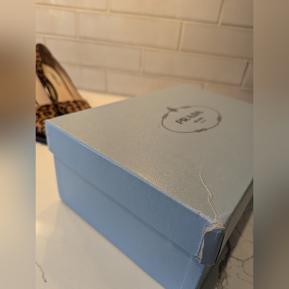 Prada sz EU 40~US 10 Leopard Print Calf Hair Pumps - Picture 12 of 15